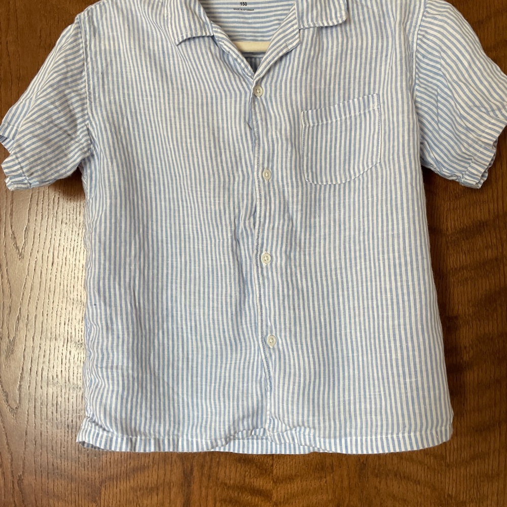 Blue Striped Men's Shirt